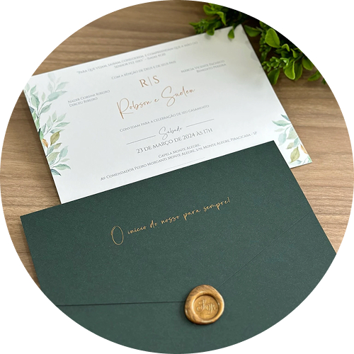 Convites de casamento